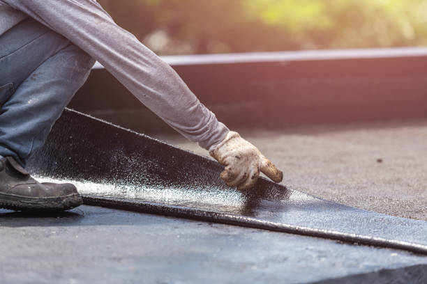 Professional Basement Waterproofing technician working in Gambier, OH